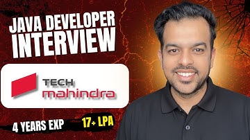 Actual Java Interview Questions Shared by a Tech Mahindra Candidate