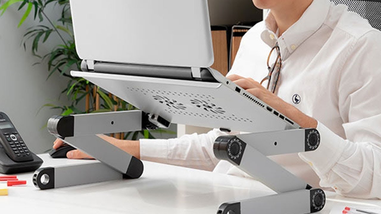 Table Réglable Positions Multiples pour Ordinateur Portable Omnible In –  InnovaGoods Store