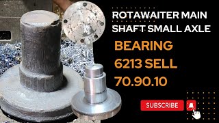 Rotawaiter Main cutter Shaft small Preparation of Excel. manufacturing skills of Pakistan