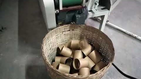 Fully Automatic paper core paper tube cutting machine,auto loading and unloading, magazine storage.