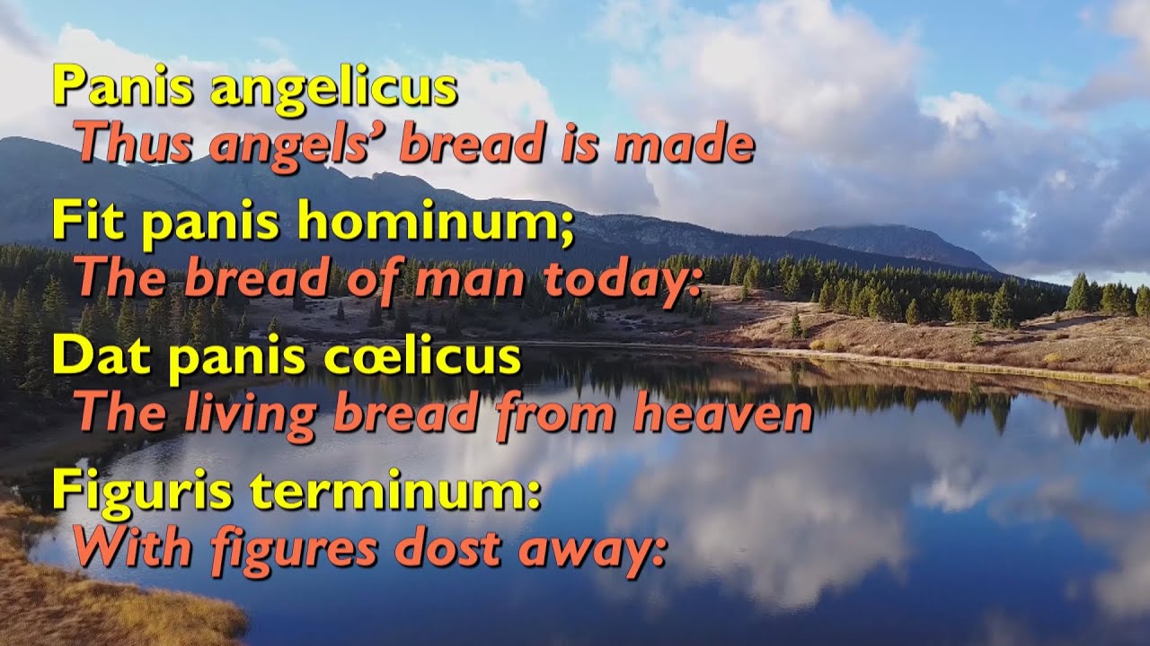 Panis Angelicus (Bread of Angels) [with lyrics] YouTube