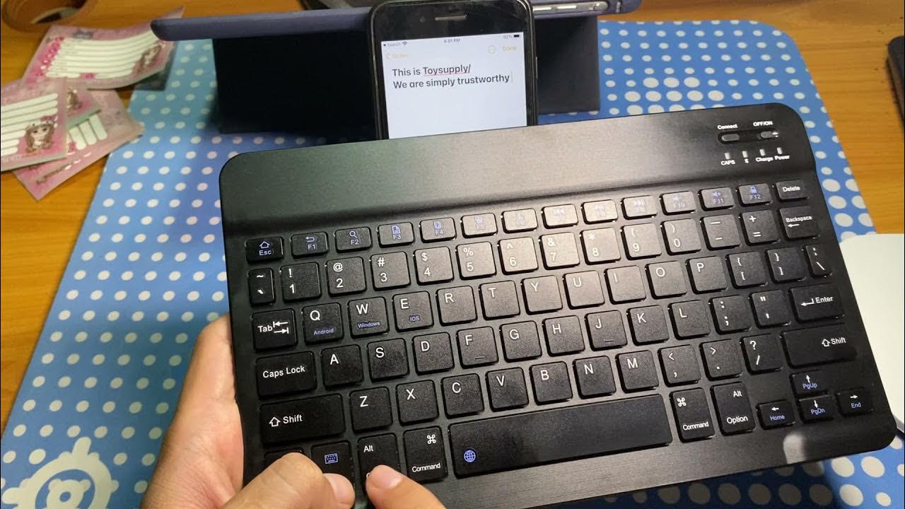 How to connect Bluetooth Keyboard with Iphone YouTube