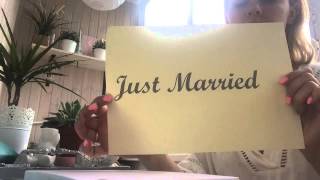 Табличка на велосипед JUST MARRIED (мастер-класс) handmade