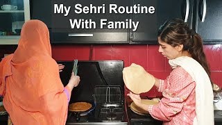 My Sehri Routine With Family Kitchen With Amna Recipes | Life With Amna