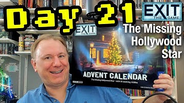 Exit the Game Advent Calendar 2024 Day 21: The Missing Hollywood Star