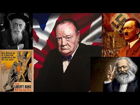 Английская пропаганда. Уинстон Черчилль. Карл Маркс. Гитлер и евреи .