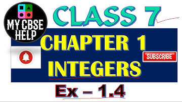 CLASS 7 MATHS INTEGERS QUESTION 1 EXERCISE 1.4, CLASS 7 MATHS INTEGERS EX 1.4 Q1, CLASS 7 INTEGERS