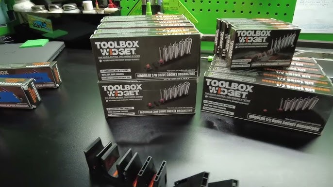 Toolbox Widget - 3/8 Drive Socket Organizers - Toolbox Widget