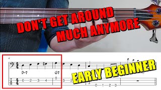 Dont Get Around Much Anymore Early Beginner Walking Bass Line And How To Play It 