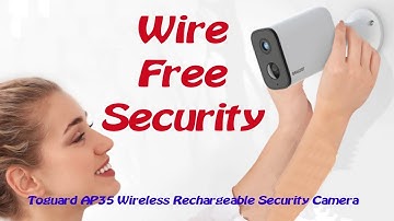 Toguard AP35 Wireless Rechargeable Outdoor Security Camera