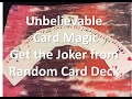 Unbelievable card magic  babloo tips and trick