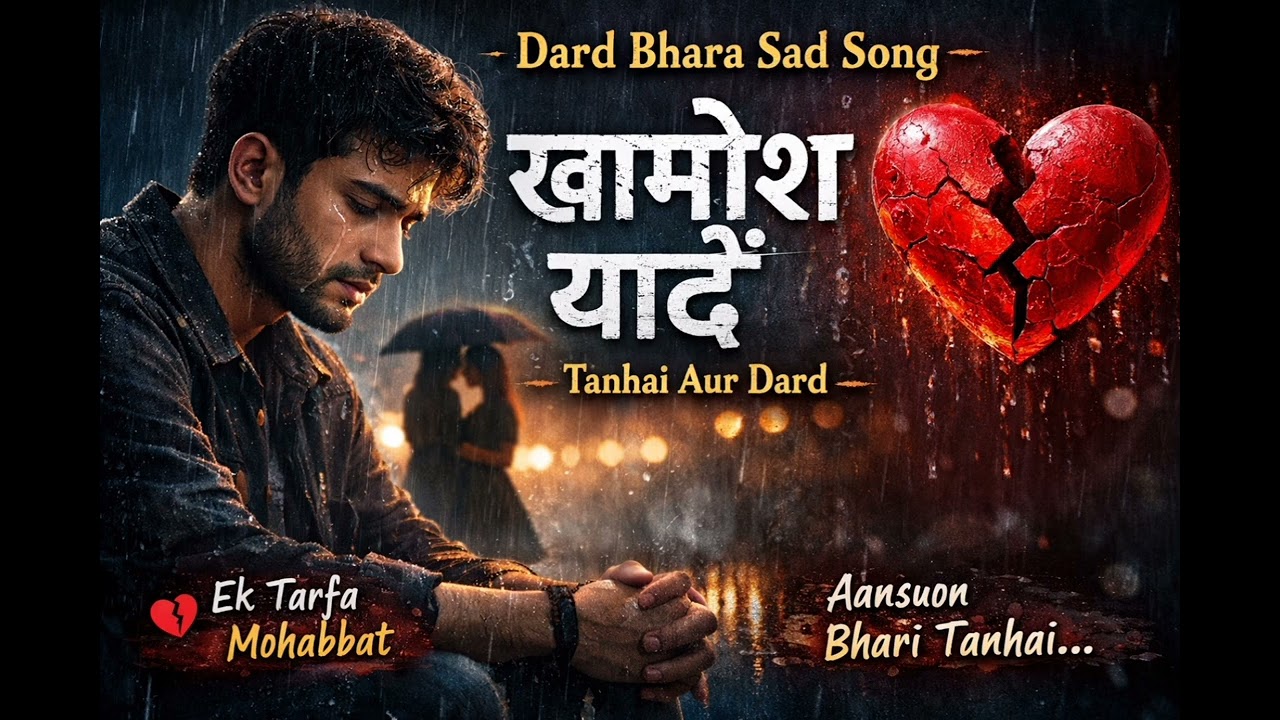 Khamosh Yaadein 💔 | Dard Bhara Sad Song | One Sided Love | AI Generated Hindi Sad Song 2026
