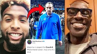 WORLD REACTS TO UNC UPSETTING #2 SEED DUKE! COACH K FINAL GAME! DUKE VS NORTH CAROLINA COMPILATION..
