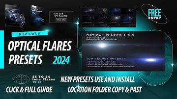 Optical Flares Presets | Lens Flare Preset | Optical Flares Preset | Video Copilot | After Effect