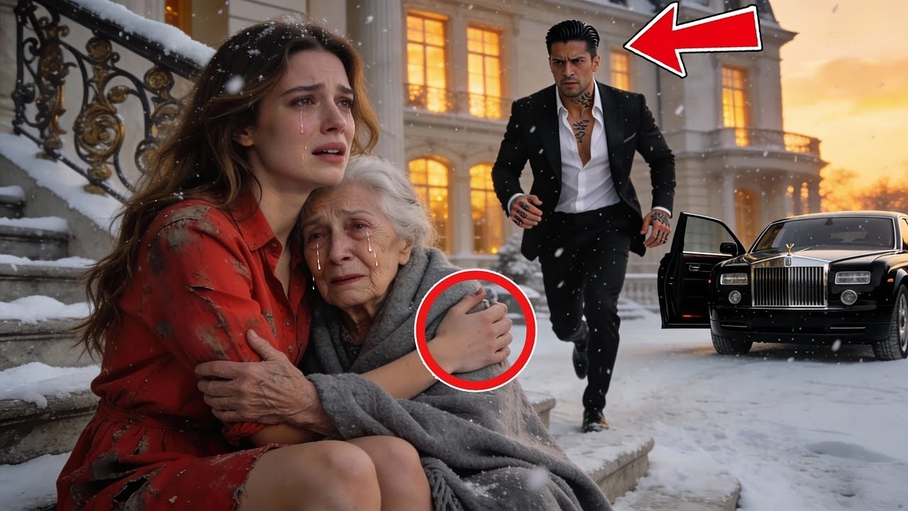 Der Mafiaboss erstarrt, als er seine Mutter an eine Obdachlose gelehnt sieht