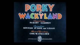 Porky In Wackyland 1938 My Colorized Opening Les
