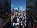 Argentina fans have officially arrived & they’re already turning KC into a sea of blue and white
