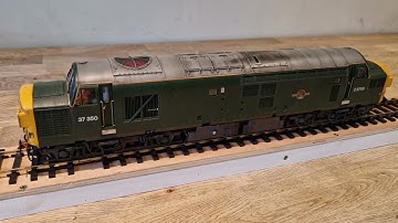 Youchoos vs Digitrains Class 37 DCC sound comparison - Heljan O gauge class 37