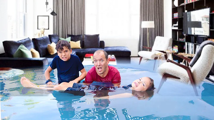 House FLOODED Clean UP!  having fun after devastat...