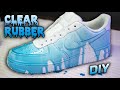 How To: Translucent Clear Liquid Rubber Drip Your Shoes | Air Force 1 Custom