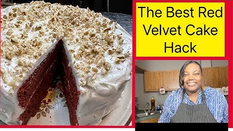 How To Make Box Red Velvet Cake Taste Like It’s Made From Scratch / Red Velvet Cake Hack