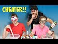 PARENTS CHEATED Blindfolded Slime Challenge | Taylor and Vanessa