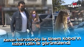 Kenan İmirzalıoğlu ile Sinem Kobal'ın kızları Lalin ilk kez görüntülendi