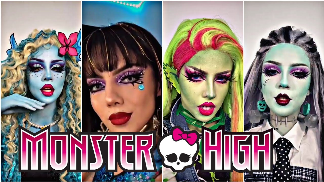 Maquiagens Monsters  Monster high makeup, Monster high cosplay, Monster  high halloween