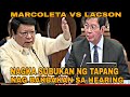 UMPISA PALANG MARCOLETA VS LACSON MAGKA SUBUKAN NG TAPANG LACSON NAPIKON NA