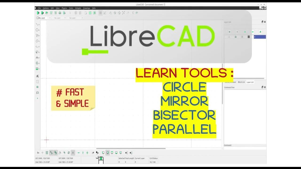 How to Draw a Wall Clock Librecad Exercise YouTube