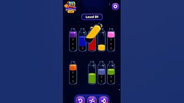 Magic Sort Level 91 | Puzzle Sorting Gameplay #Shorts