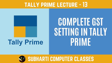 How to enable gst in tally prime I Complete gst setting in tally prime