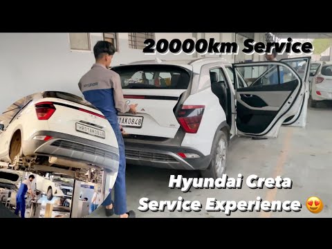Hyundai Creta Service Experience 20000km run ||Hyundai Creta|| #creta # ...