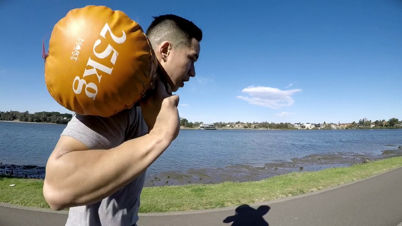 Bay Run with 25kg sand bag - stupid or genius