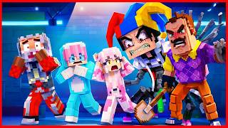 1000 YOUTUBER DI CULIK HALLO NEIGHBOR DI DAKJAL PEMBURU BOCIIL MINECRAFT