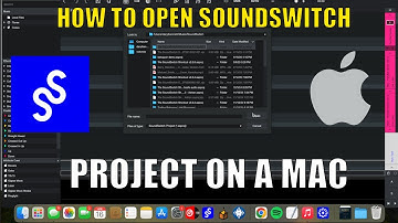 How to Open a .ssproj file in SoundSwitch on a Mac