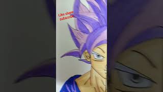 Goku vs Vegeta anime sketch