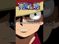 ルフィに関する少し怖い雑学【ONE PIECE】