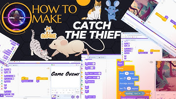 How to  Create  a Cat Chasing  Mouse Game  in Scratch/ How to make mouse game in scractch/ Cat catch