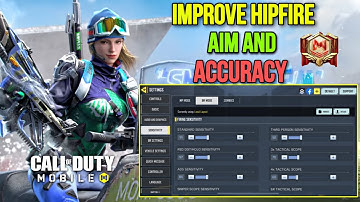 HOW TO IMPROVE HIP FIRE AND HEADSHOT ACCURACY IN CALL OF DUTY MOBILE|HIP FIRE AIM TIPS TRICKS CODMBR