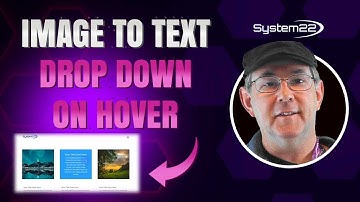 Divi Theme Image To Text Drop Down On Hover 👍👈👍👈