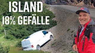 ISLAND 18% Gefälle in den unbekannte Südost Fjorde im Expeditionsmobil / Allrad Wohnmobil | Vanlife
