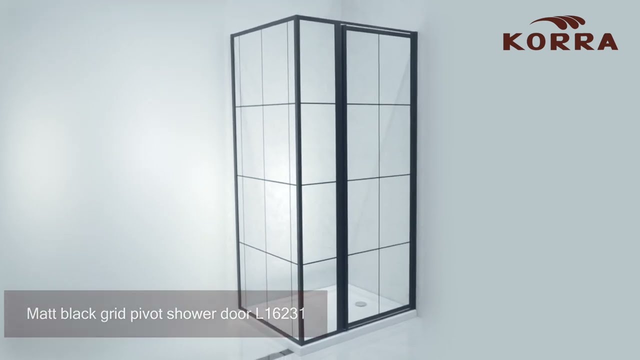 L16231 Rectangle Shape Windowpane Swing Shower Enclosure from Korra Bath Ware YouTube