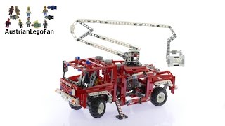 Lego 8289 Rouge Pompiers Camion excellent état-Complet 