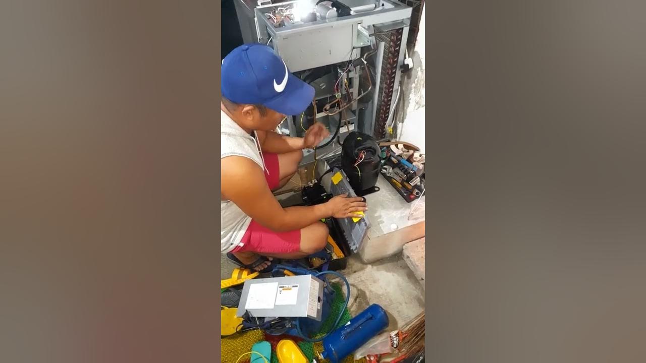 hoshizaki ice machine compressor replacement and testing...ice machine