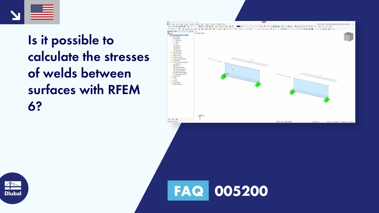 FAQ 005200 | Is it possible to calculate the weld stresses between ...