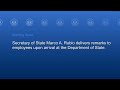 Secretary Rubio's Department of State Welcome Ceremony - 1:00 PM