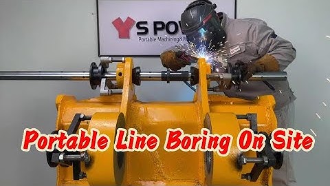 Line Boring Machine Installation Operation -S Power