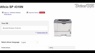 تحميل تعريف طابعة Ricoh Aficio Sp 4310n