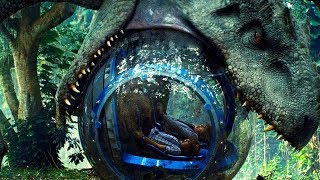 Indominus Rex Attacks The Gyrosphere - Jurassic World (2015) Movie Clip Hd